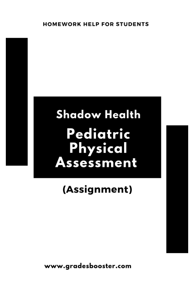 NR 509 Week 6 Shadow Health Pediatric Physical Assessment - Bundle